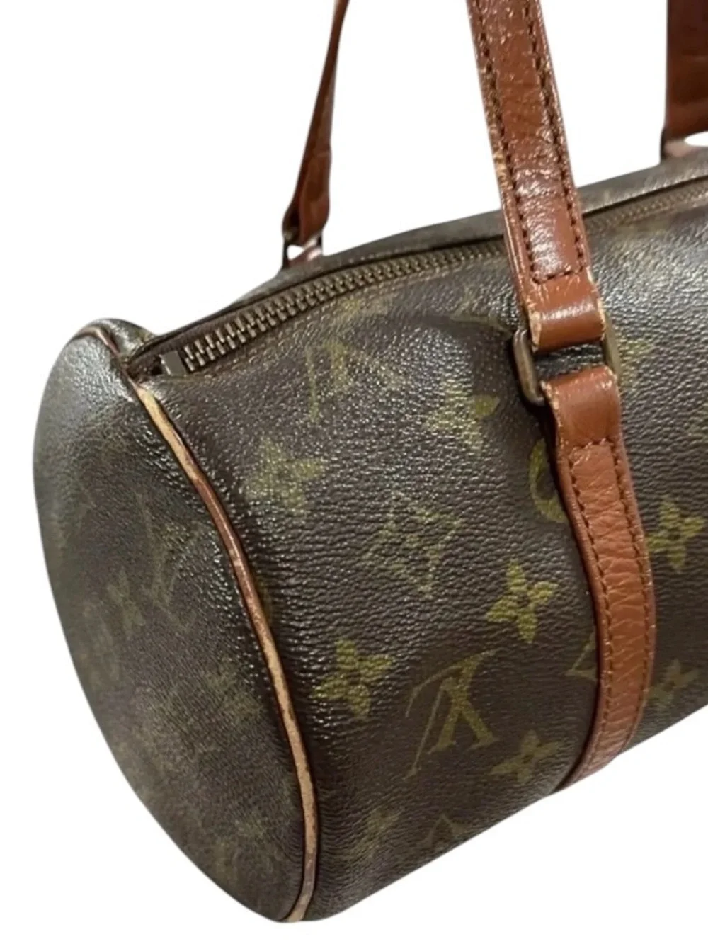 Louis Vuitton Monogram Leather 1982 Vintage Papillon 30 w.Dust Bag